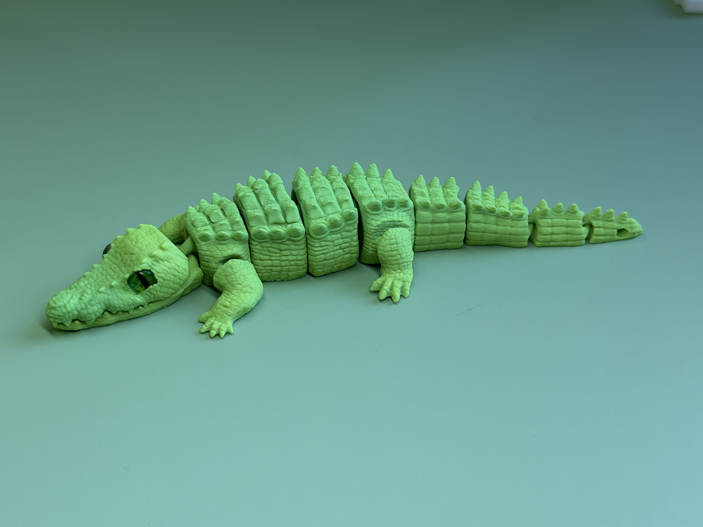 3D Printed Crocodile Ornament