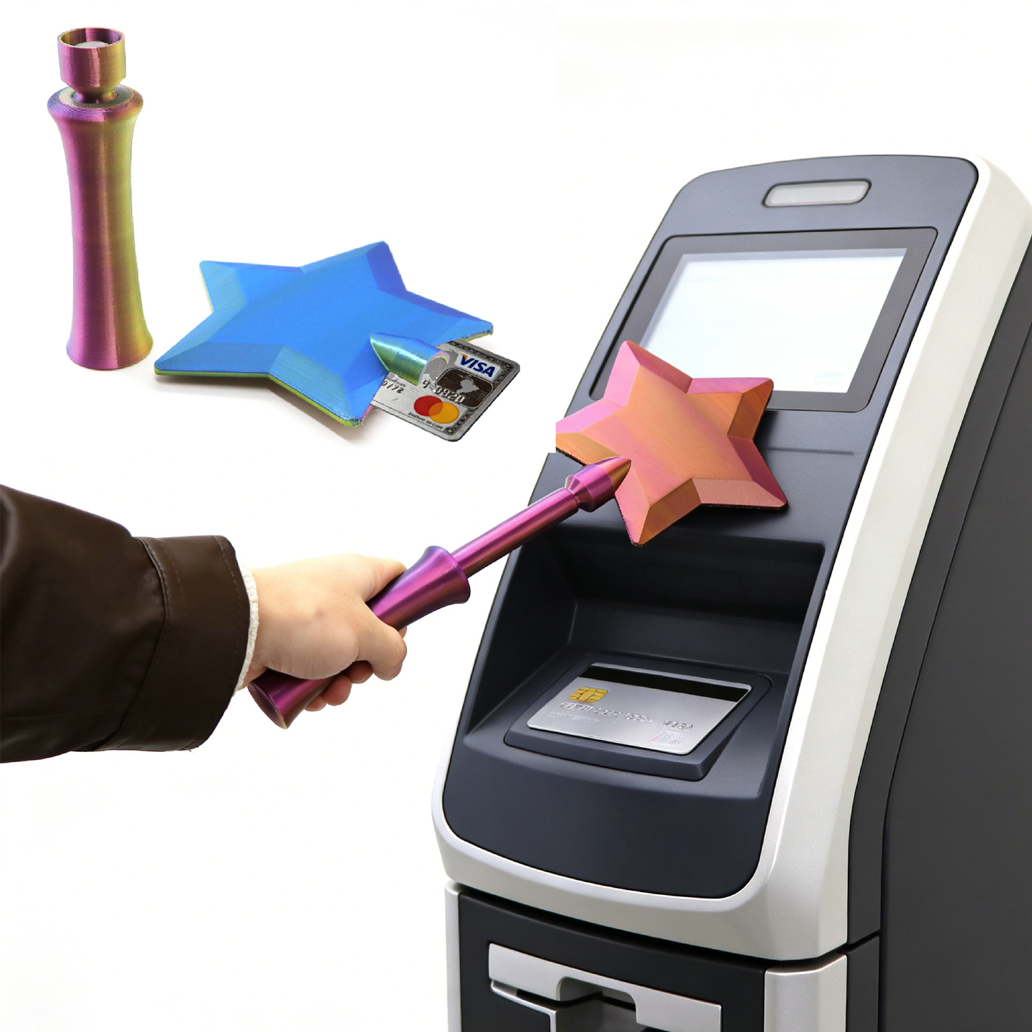 3D-printed Contactless payment clip