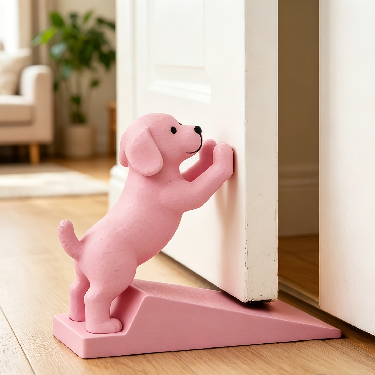 3D-printed cute puppy doorstop