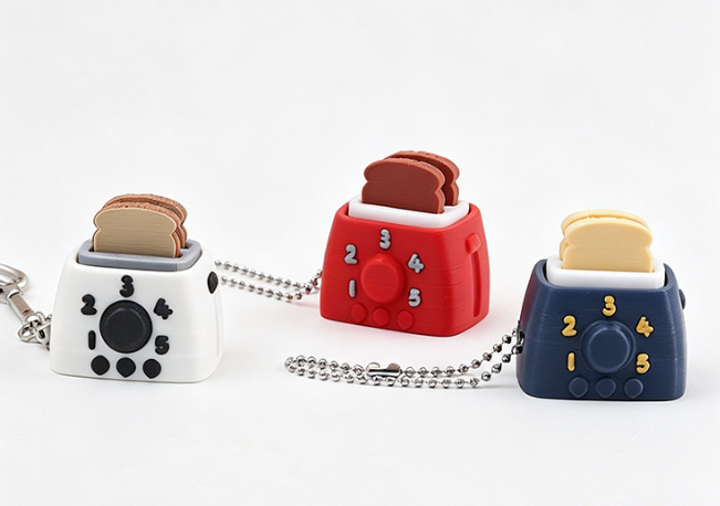 3D Printed Mini Toaster Keychain
