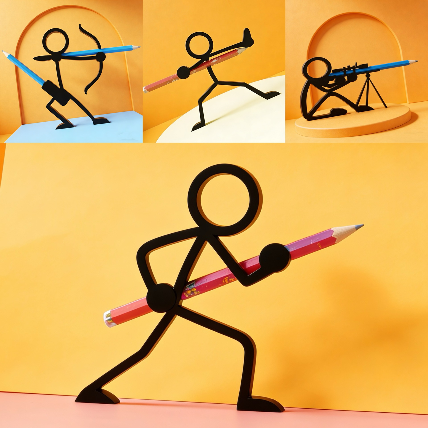 3D-printed pencil holder
