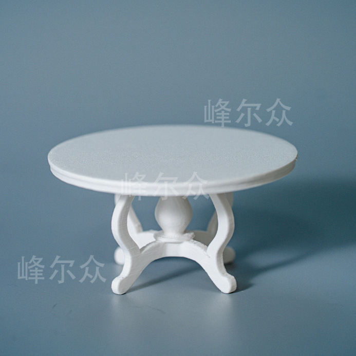 Popular 3D-printed miniature round table decoration