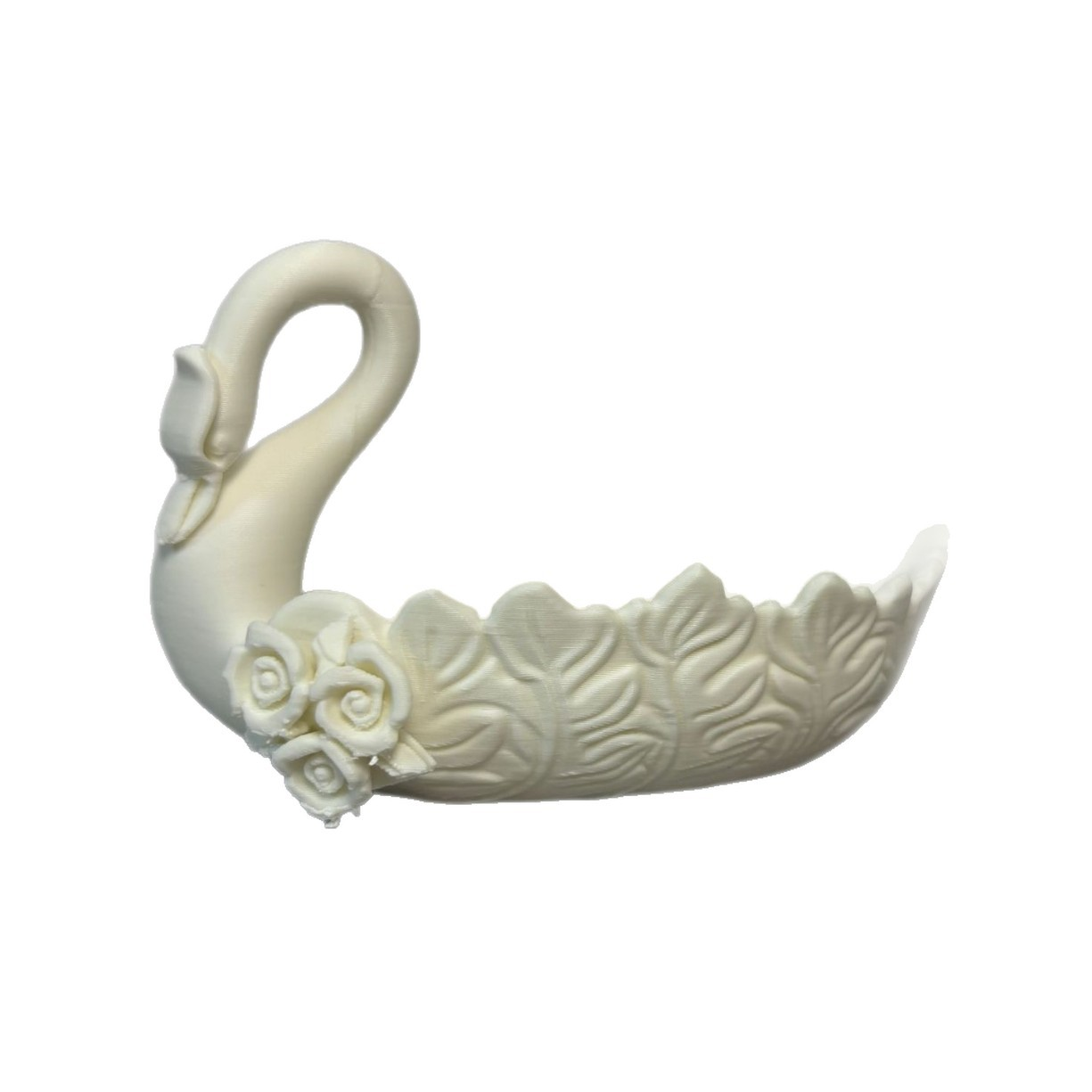3D-printed swan storage tray