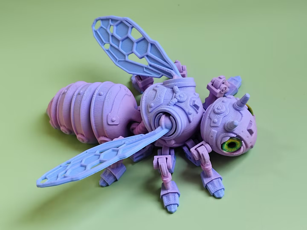 3D Printed bee figurine