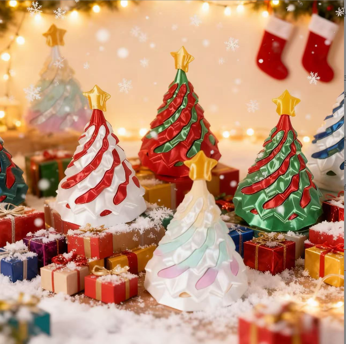 3D Printed Spiral Christmas Tree Toy