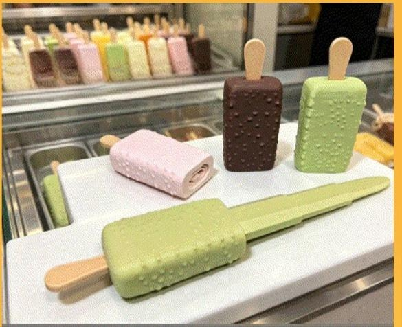 3D Printed Viral Ice Cream Telescopic Sword