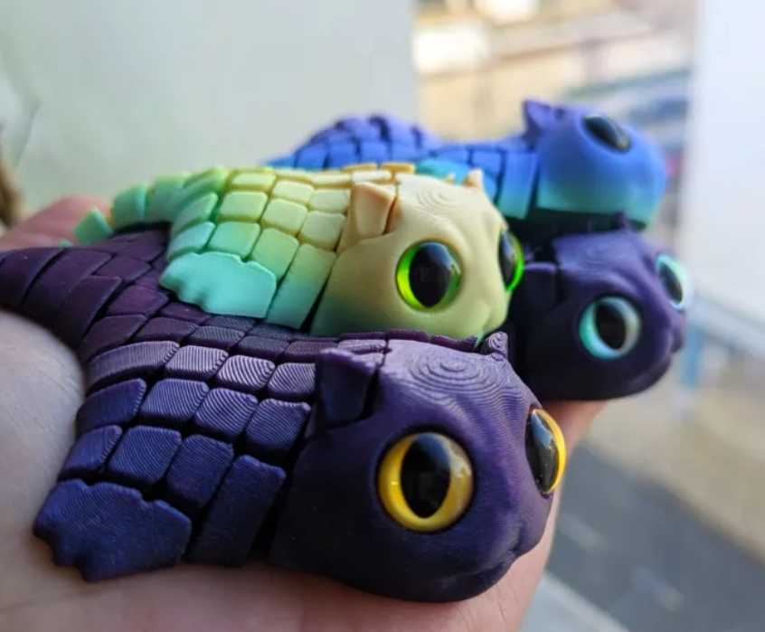 3D Printed Manta Ray figurine