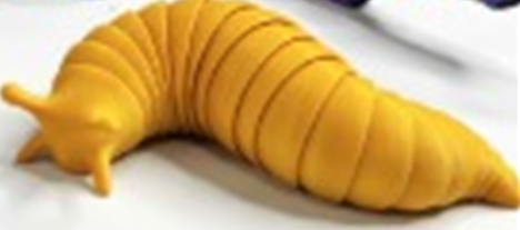 3D Printed Caterpillar figurine
