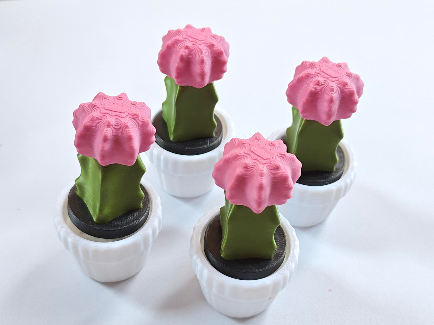 3D-printed Potted Cactus Ornament