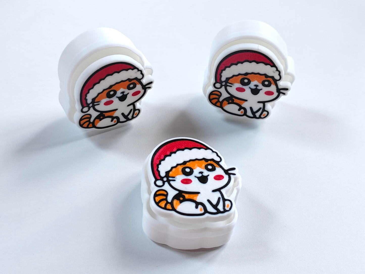 3D-printed Christmas Tiger Ornament