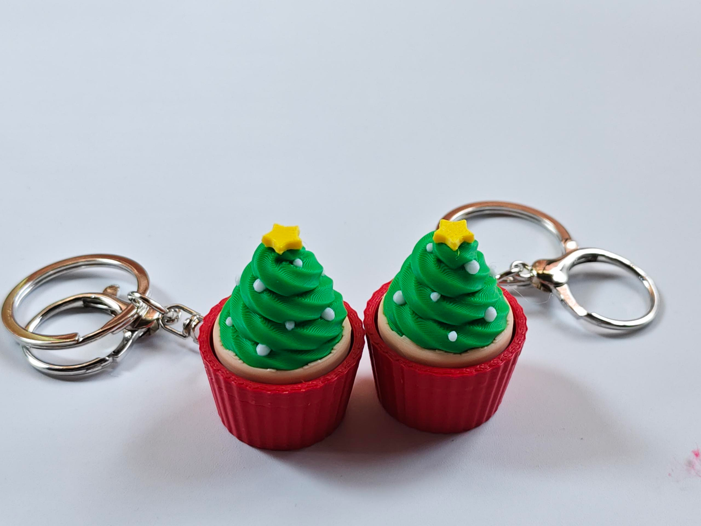 3D-printed Christmas Tree Keychain