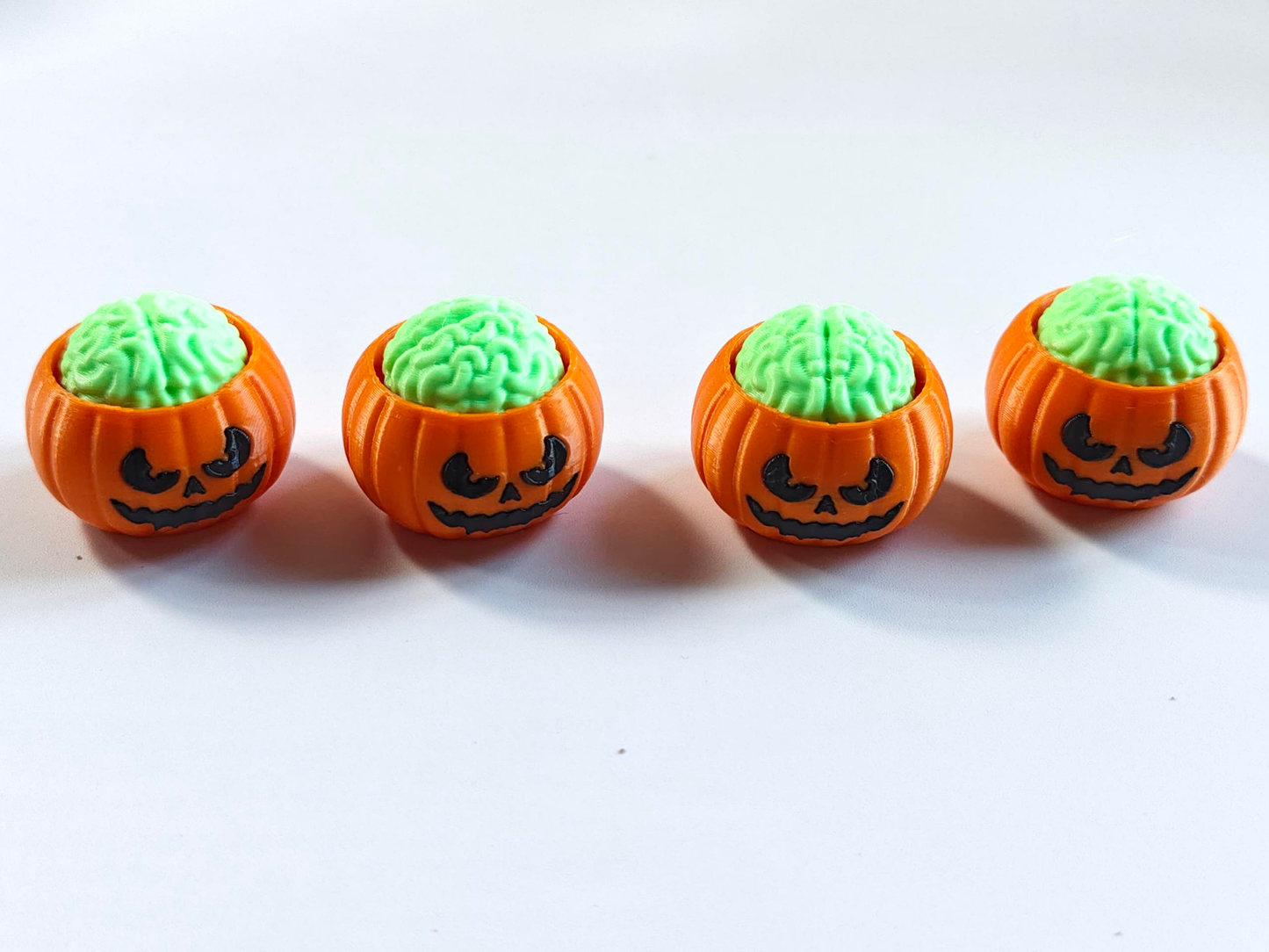 3D-printed Pumpkin Devil Sprite Ornament