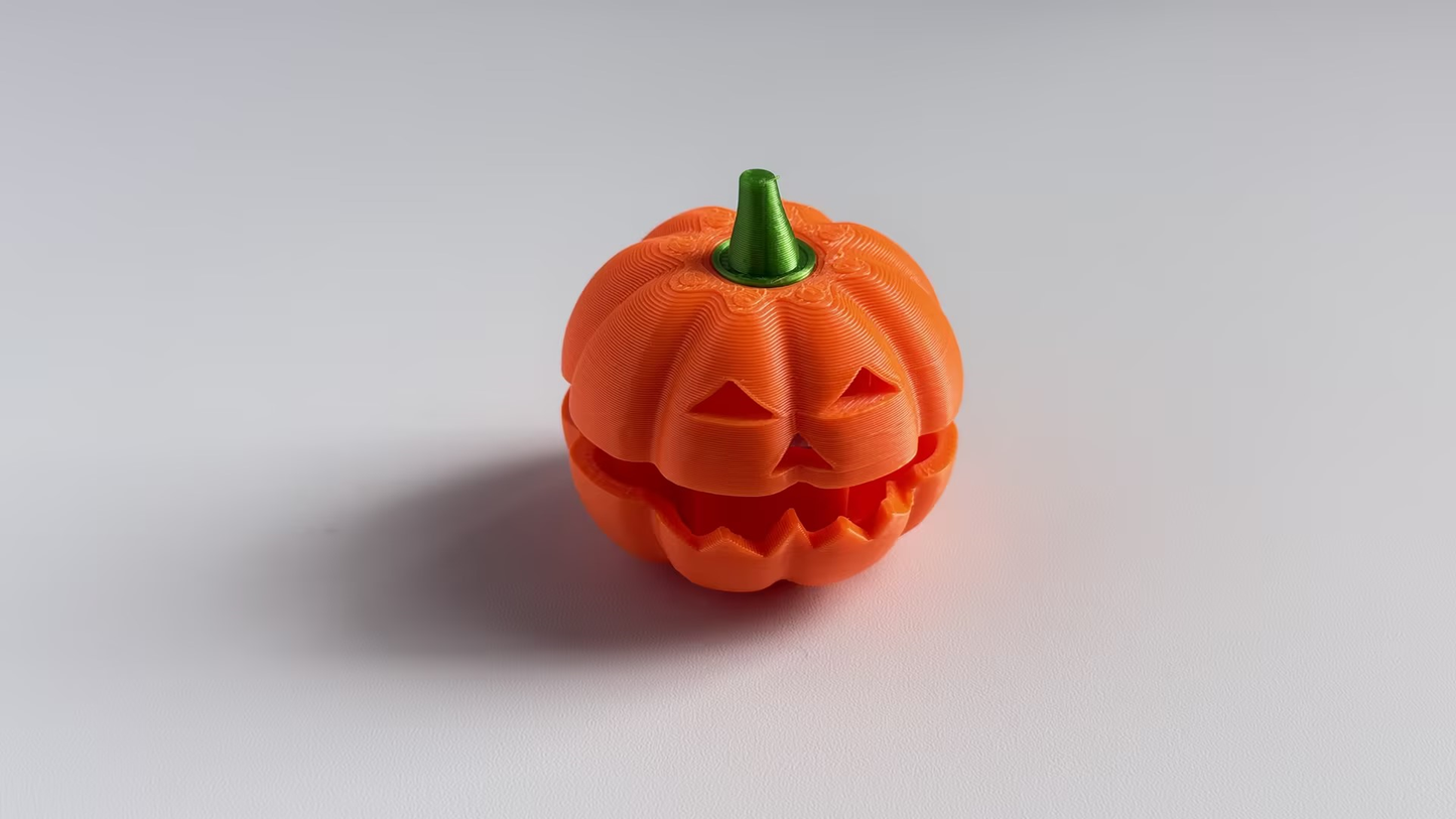 3D-printed Halloween series push-button keychain/ornament
