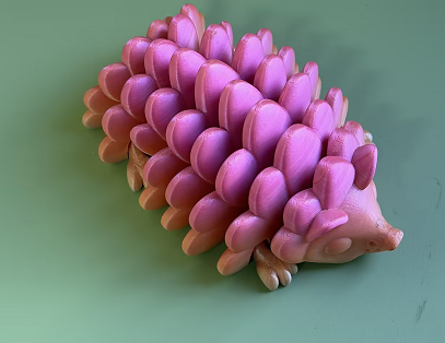 3D Printed Hedgehog figurine