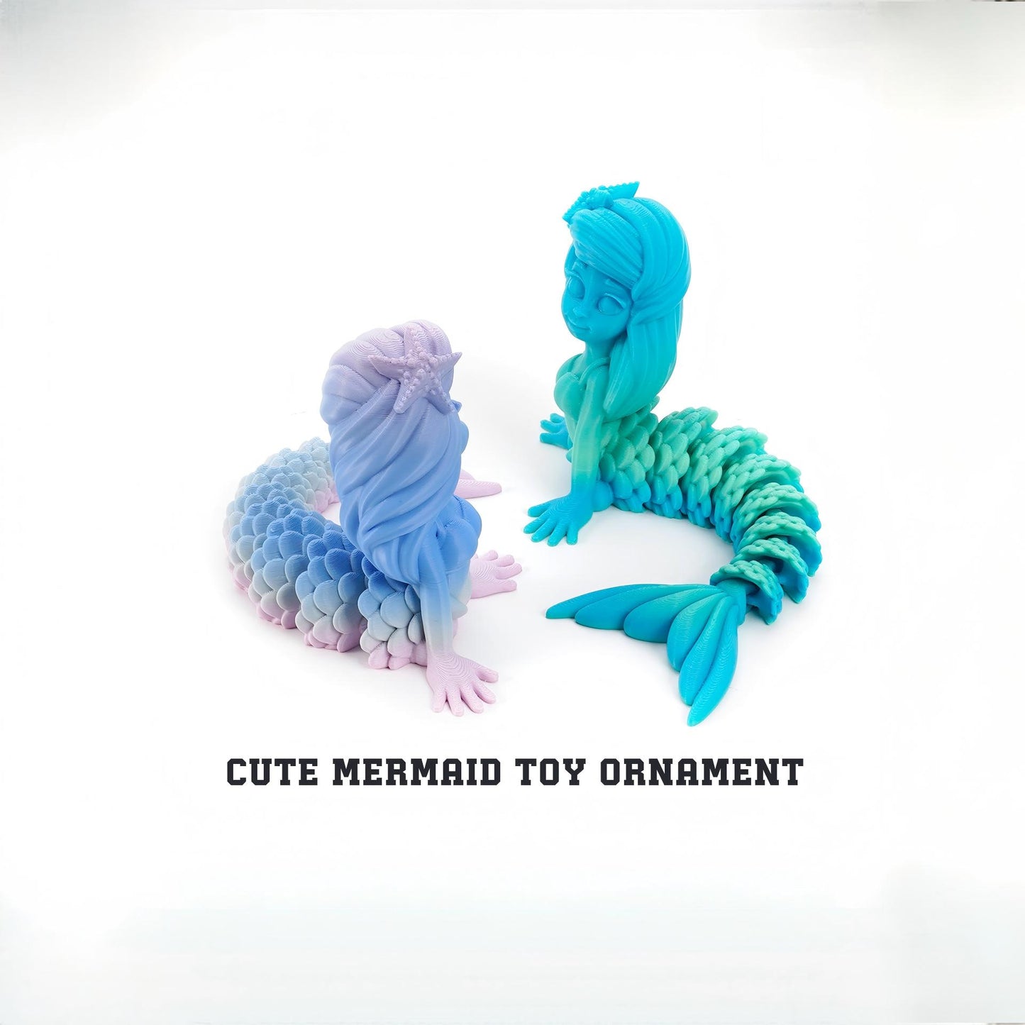 3D-Printed Mermaid Figurine