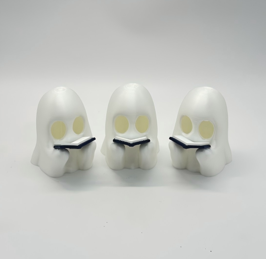 3D printed Halloween ghost figurine