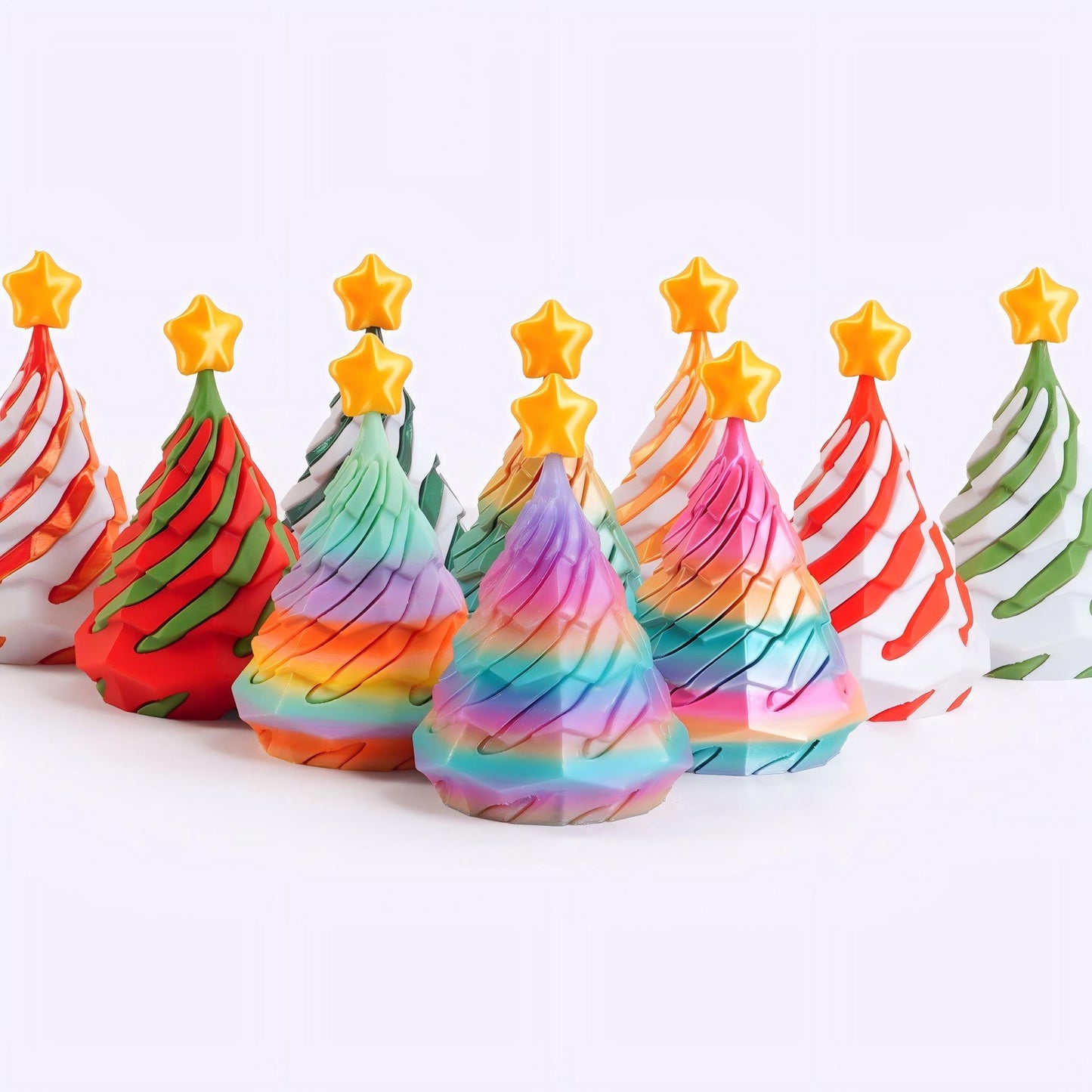 3D Printed Spiral Cone Christmas Tree