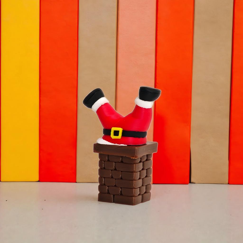 3D Printed Novelty Santa Claus Ornament