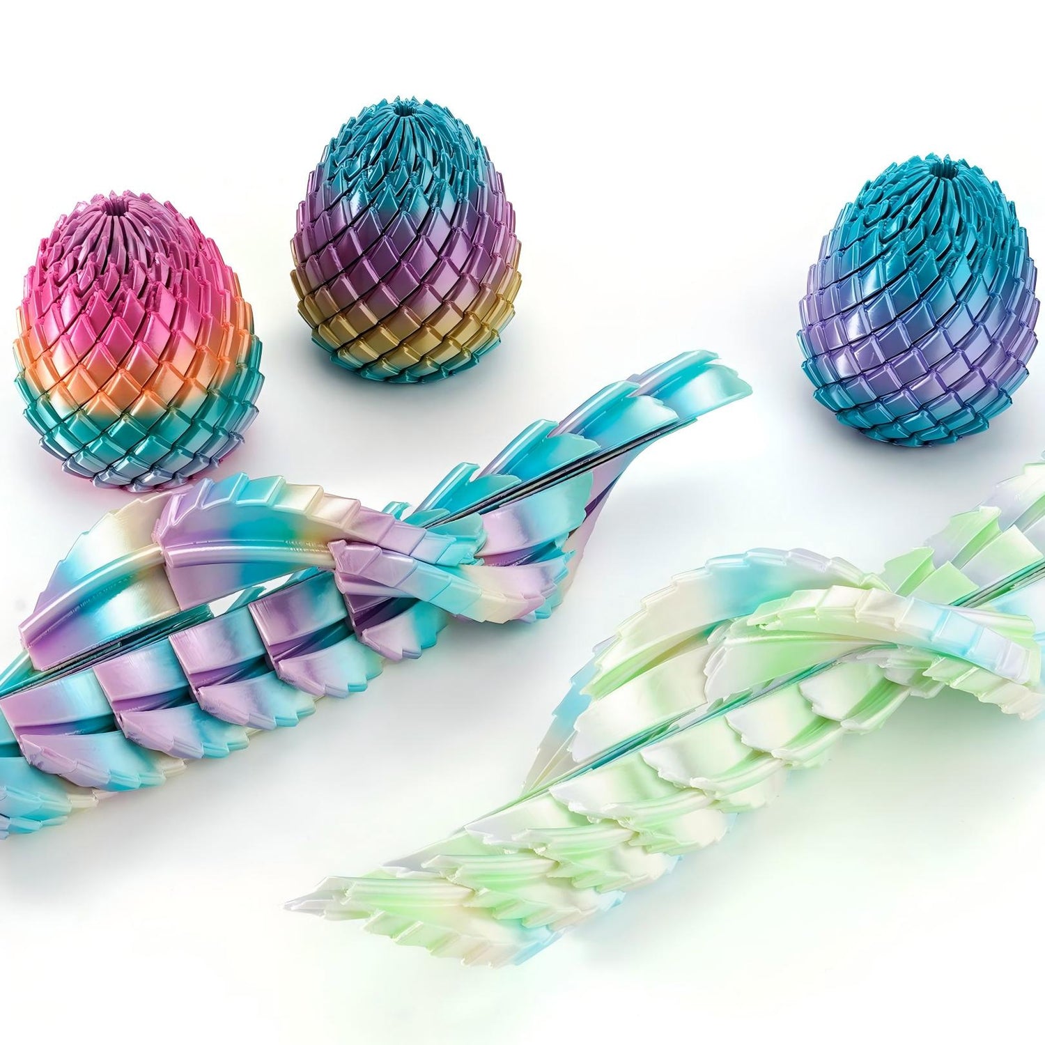 3D Printed Spiral Telescopic Toy