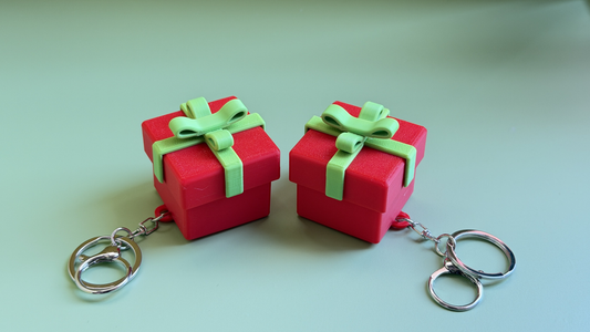 3D Printed Christmas Gift Keychain
