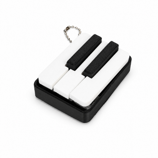 3D-printed piano keyboard