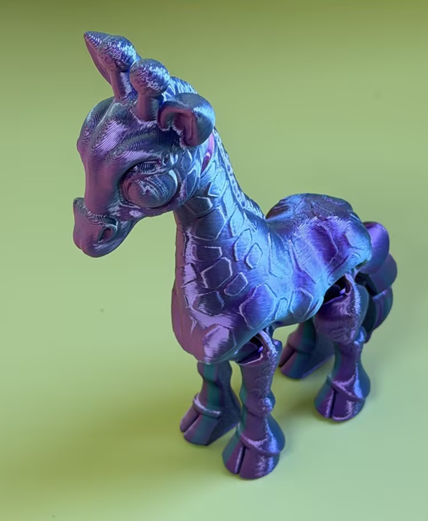 3D Printed  giraffe figurine