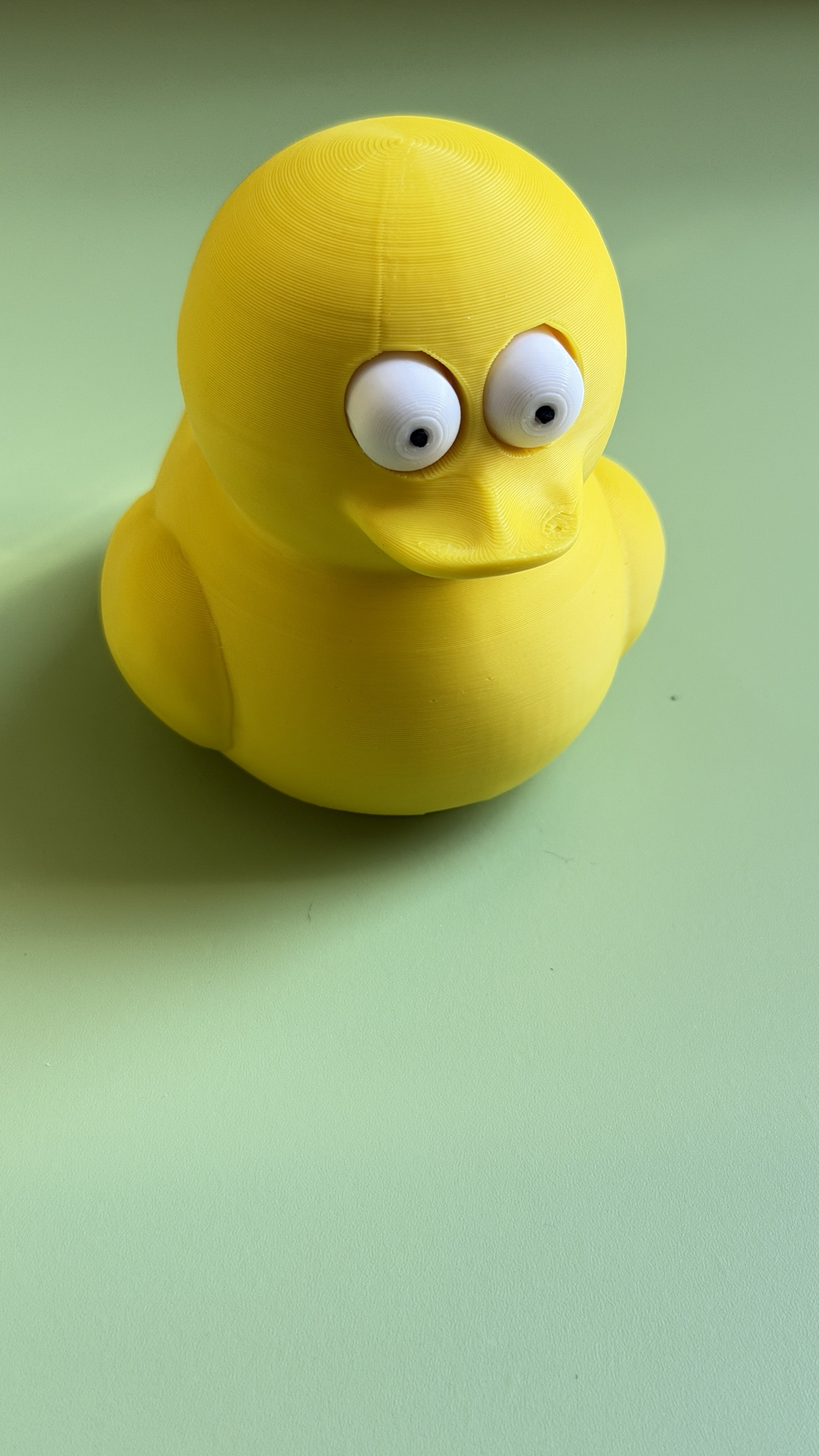 3D Printed Novelty Little Yellow Duck Ornament