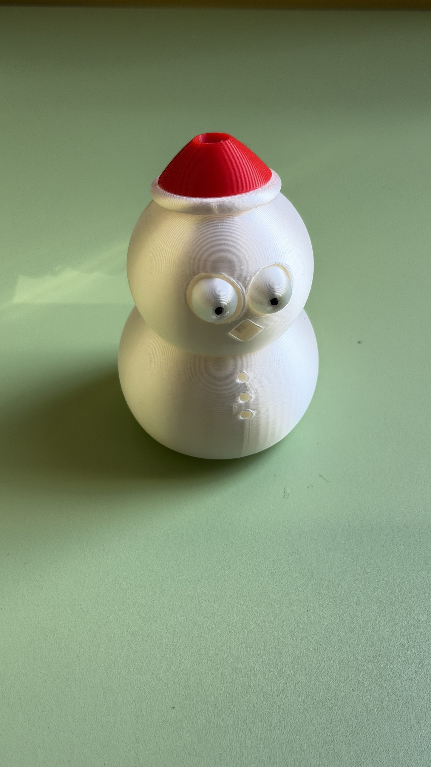 3D Printed Novelty Snowman Ornament