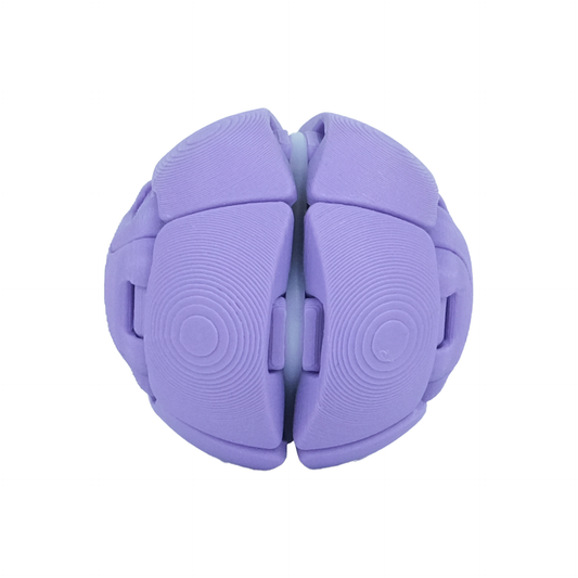 3D-printed rubber band stress-relief fidget toy