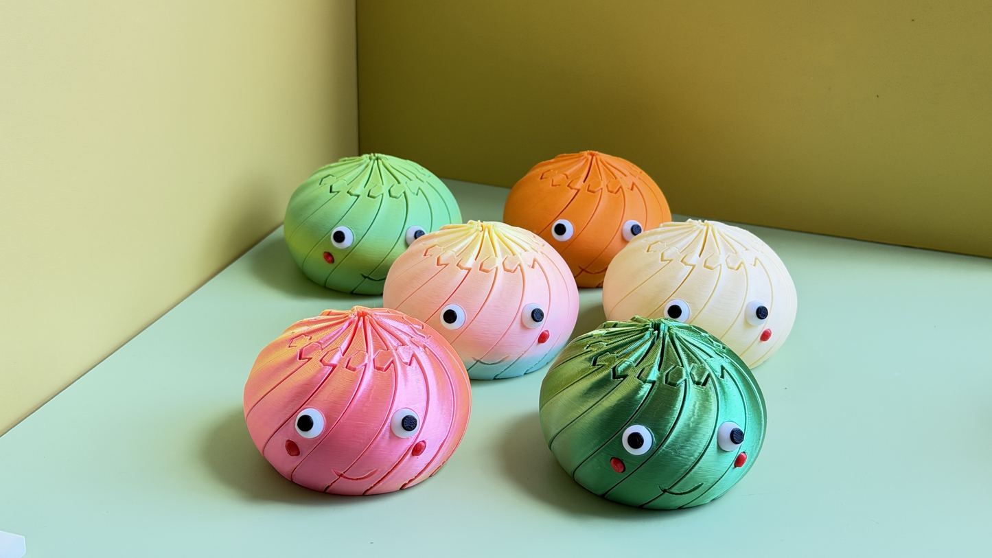 3D Printed Steamed Bun Ornament