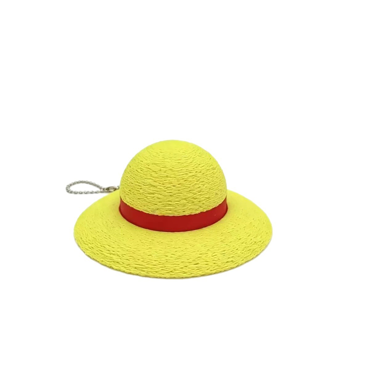 3D Printed Straw Hat Clicker Keychain Charm