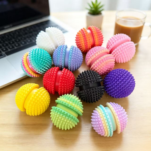 3D Printed Spiky Fidget Clicker Ball / Sensory Massage Ball