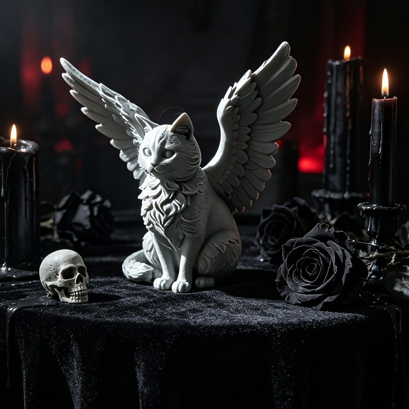 3D-printed winged cat