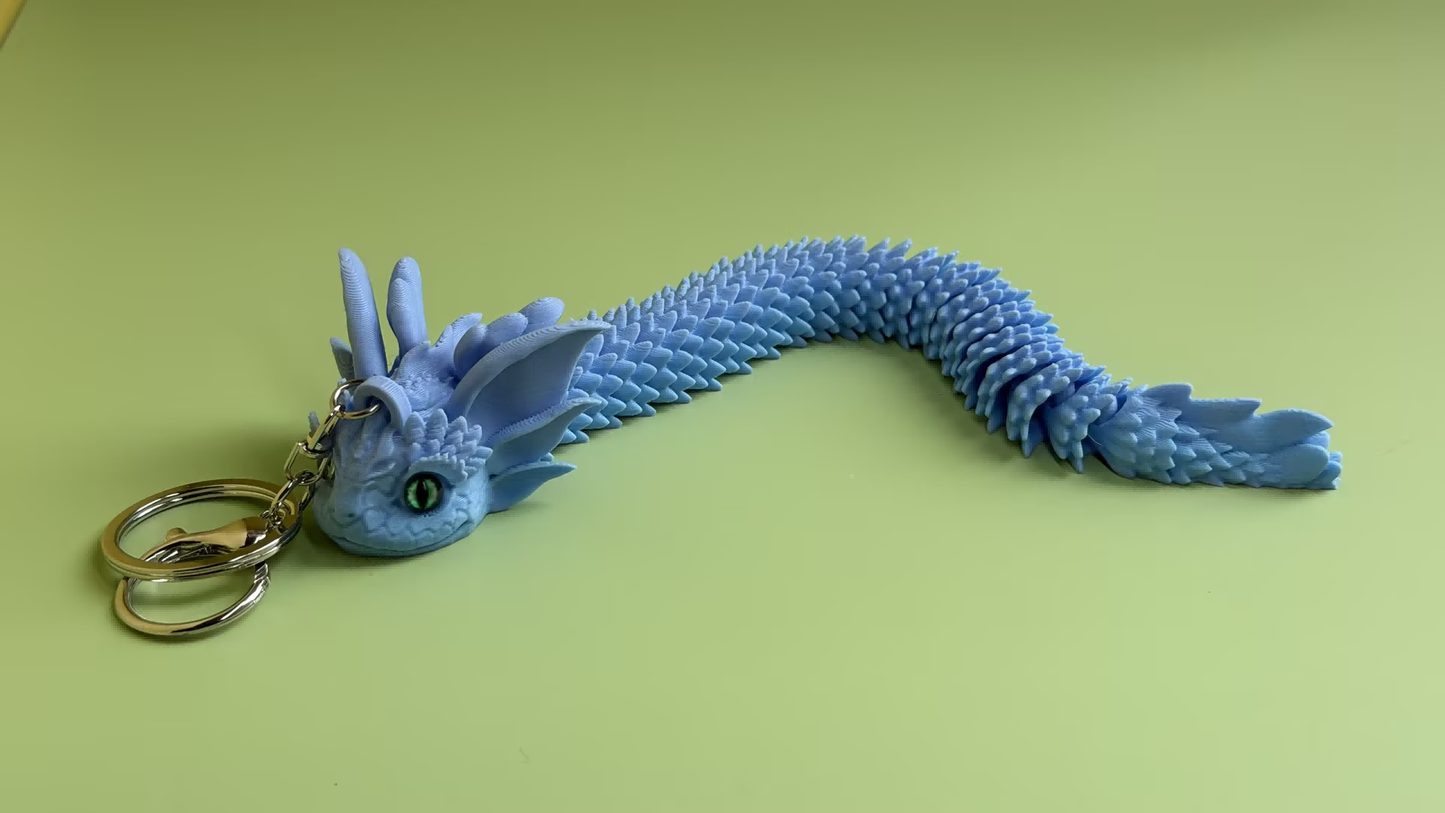 3D Printed Flying Lobster Keychain