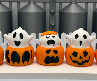 3D Stress-Relief Pumpkin & Ghost Series