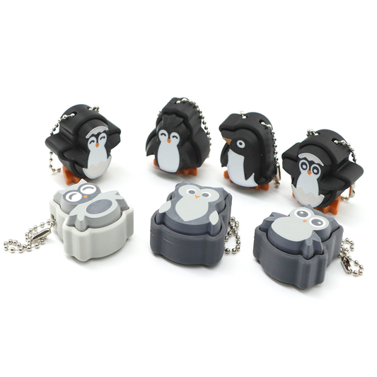 3D-printed cute penguin toy