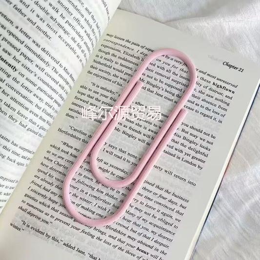 3D-printed paperclip bookmark