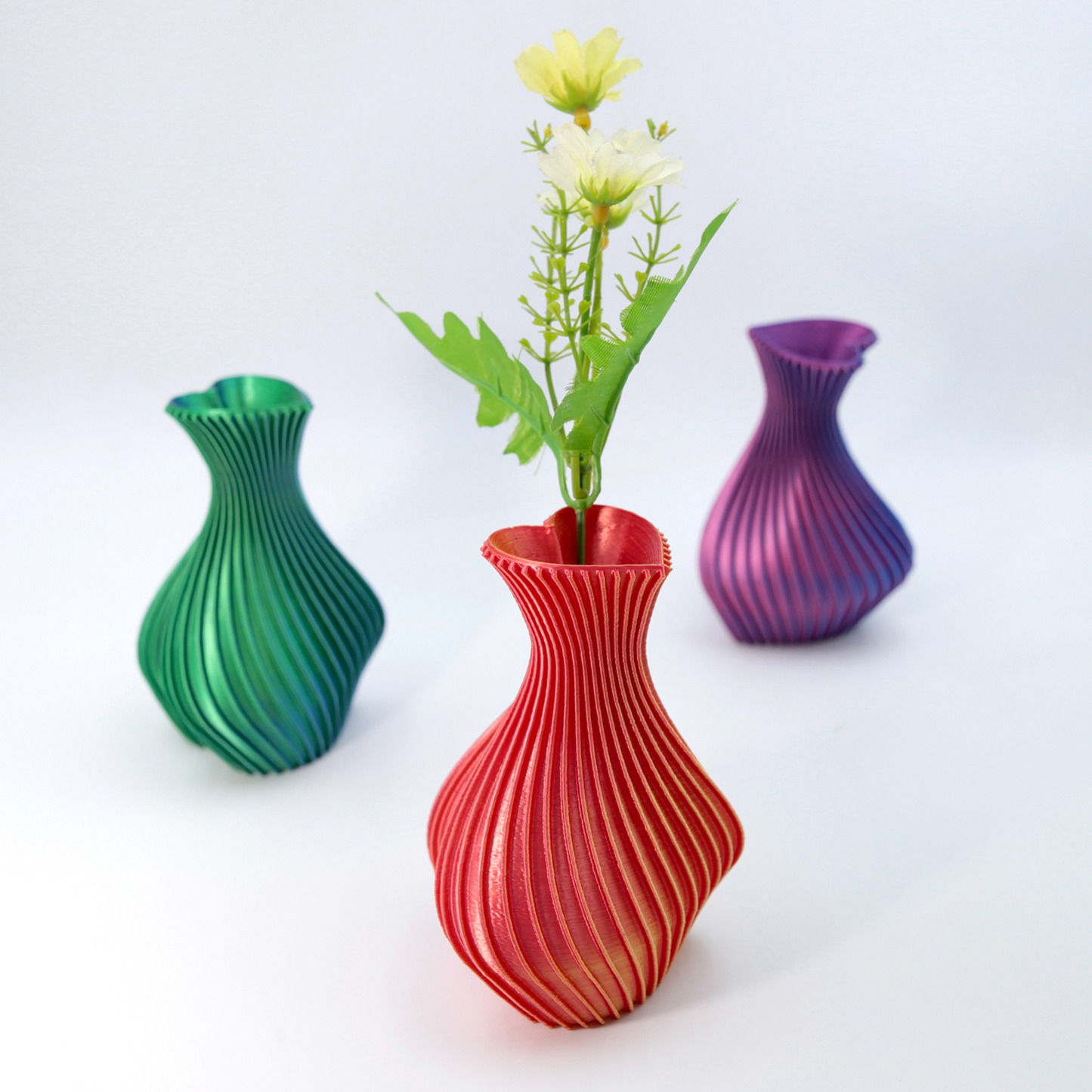3D-printed desktop vase