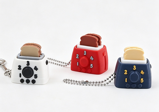 3D Printed Mini Toaster Keychain