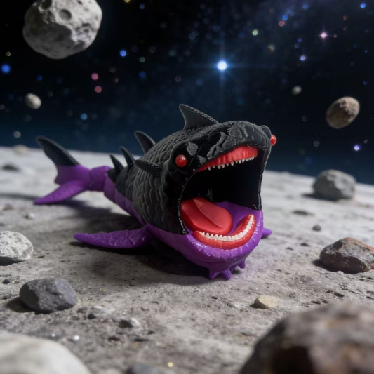 3D-printed *Subnautica* giant creature model toy