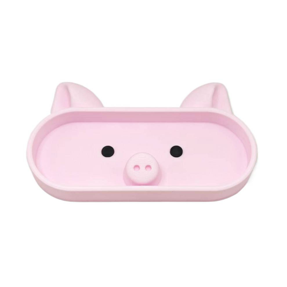 3D-printed piggy-shaped glasses case