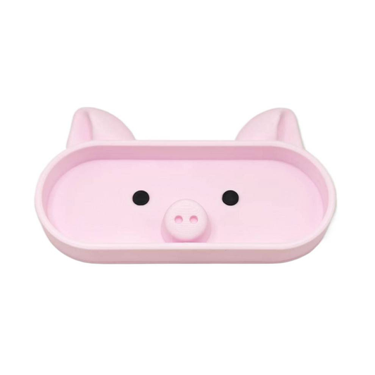3D-printed piggy-shaped glasses case