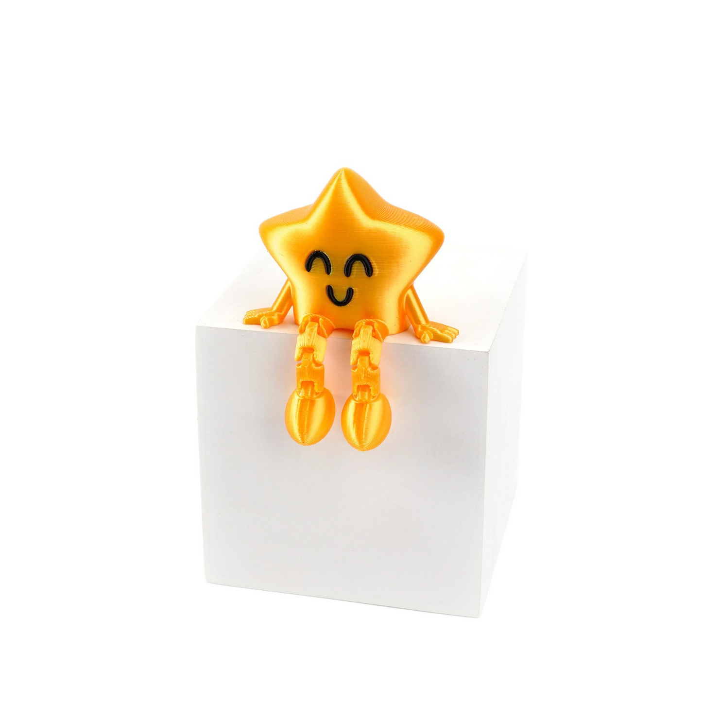 3D-printed "Weather Forecast" series sitting figure
