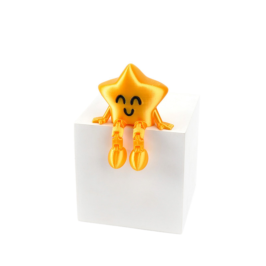 3D-printed "Weather Forecast" series sitting figure