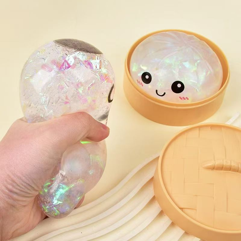 Viral Stress-Relief Dumpling Toy Squeeze Toy
