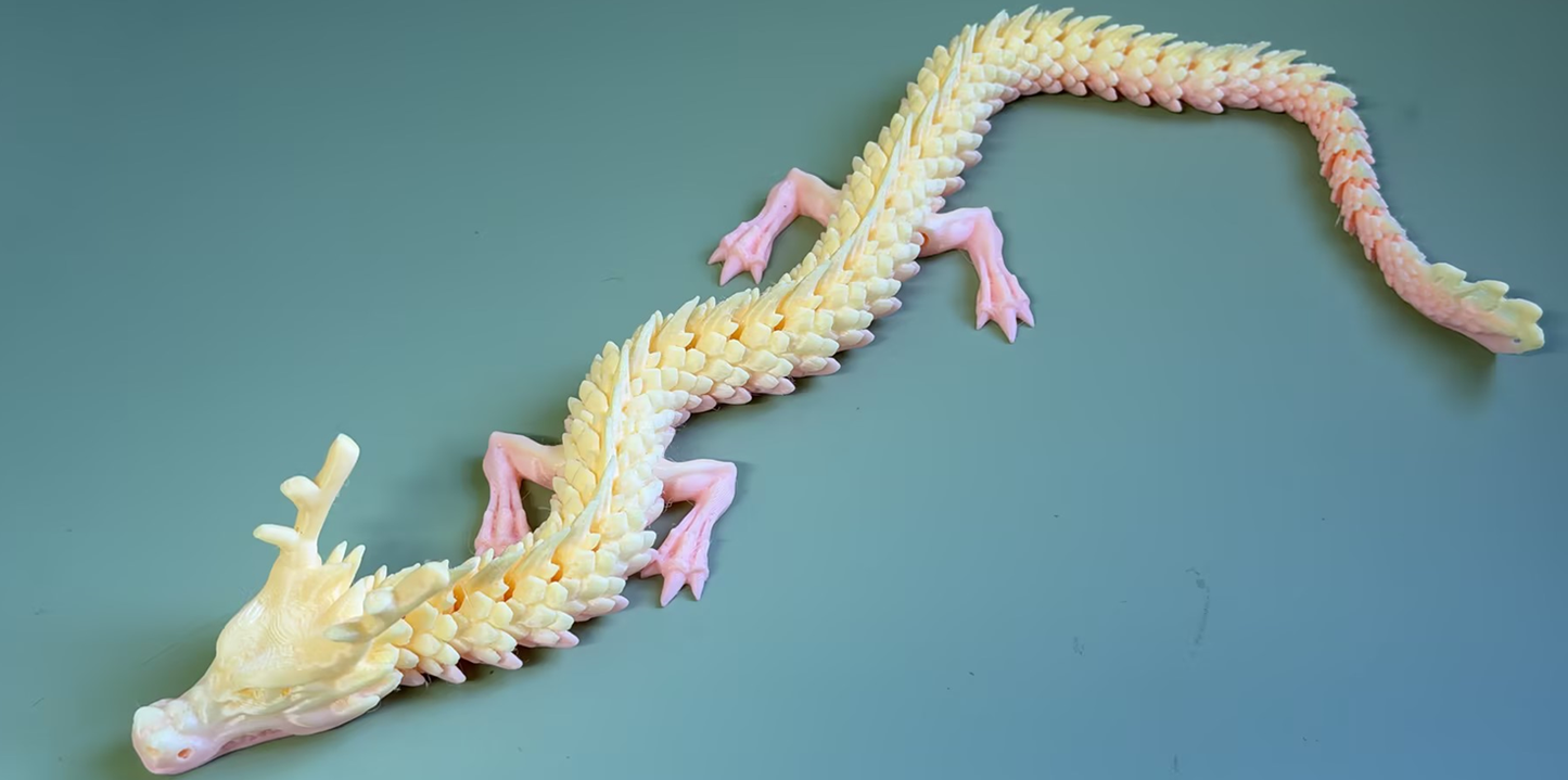 3D Printed dragon figurine