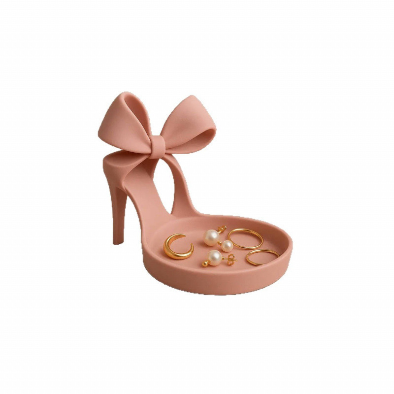 3D-printed high-heeled shoe jewelry tray