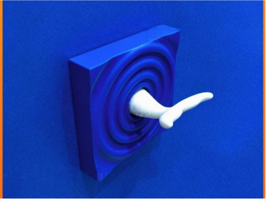 3D-printed light switch cover with a highly dimensional design