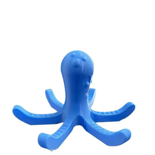 3D-printed octopus-shaped glass drying rack