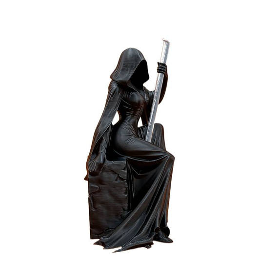 3D-printed Grim Reaper decorative figurine